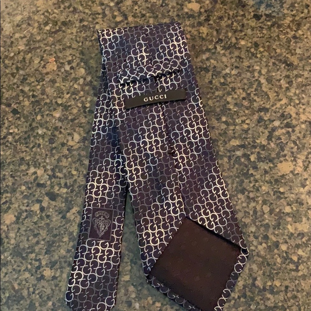 Men’s Gucci Silk Tie Blue